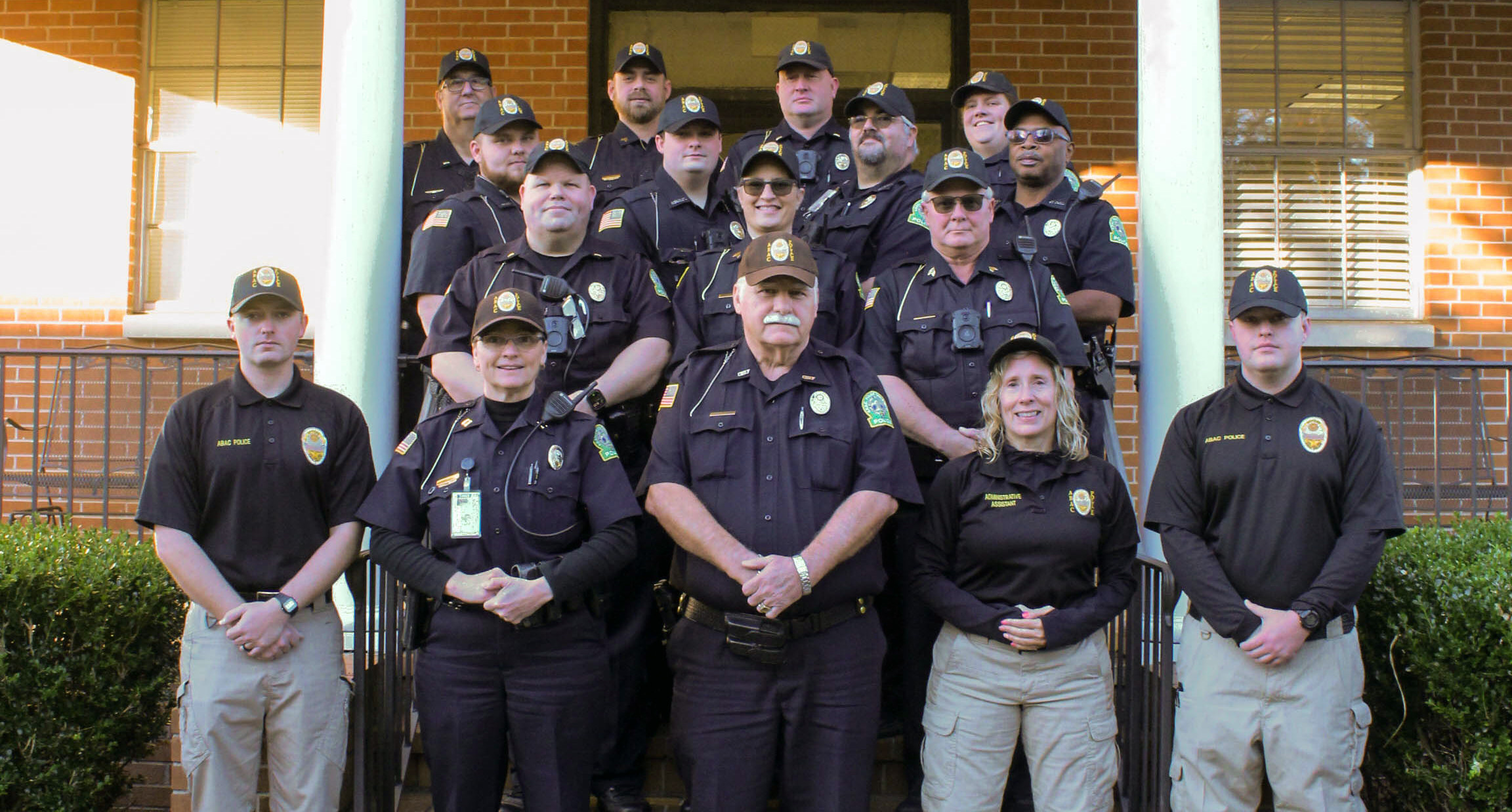 group picture of all abac police officers