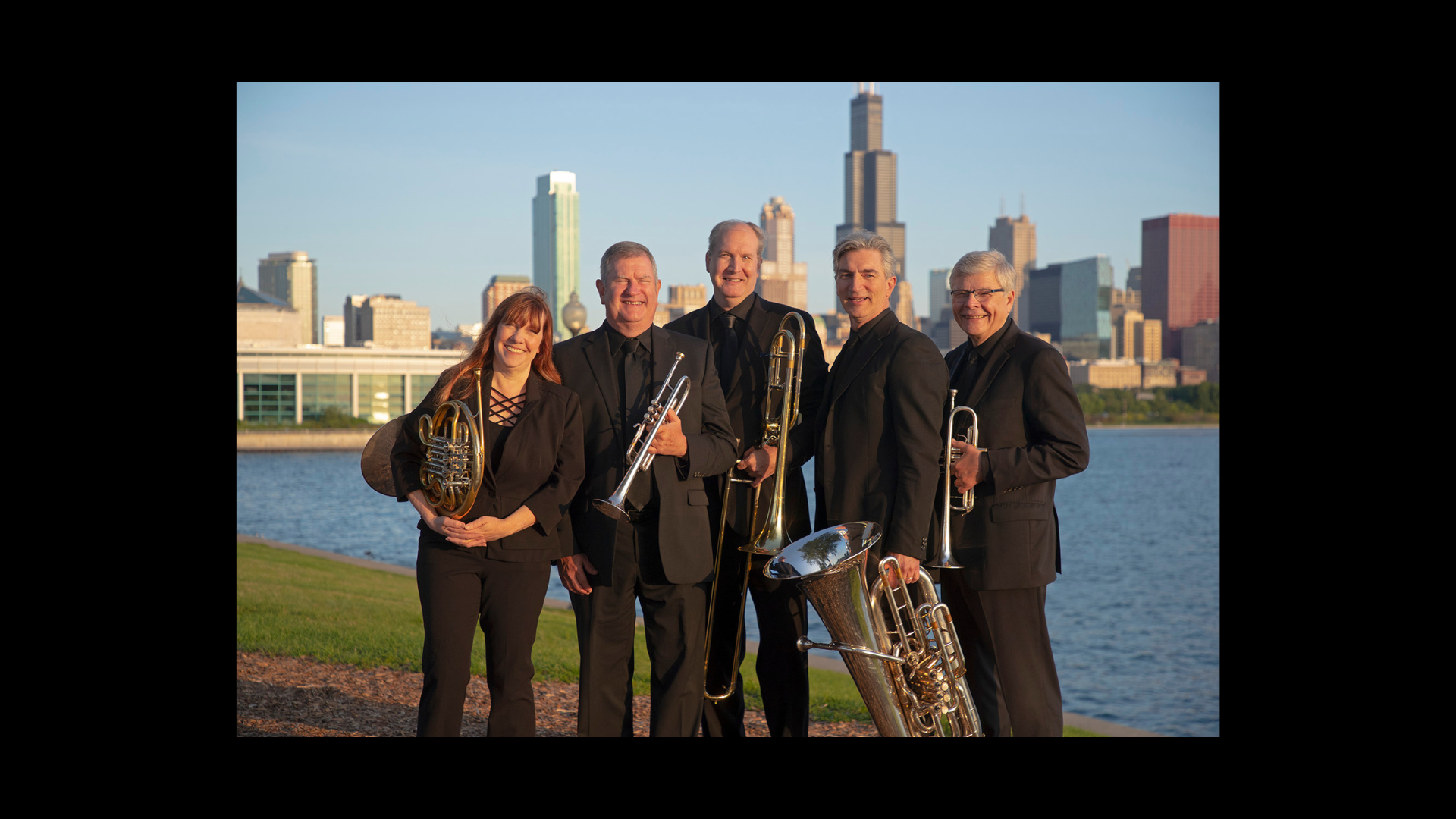Photo of the Chicago Brass Quintet