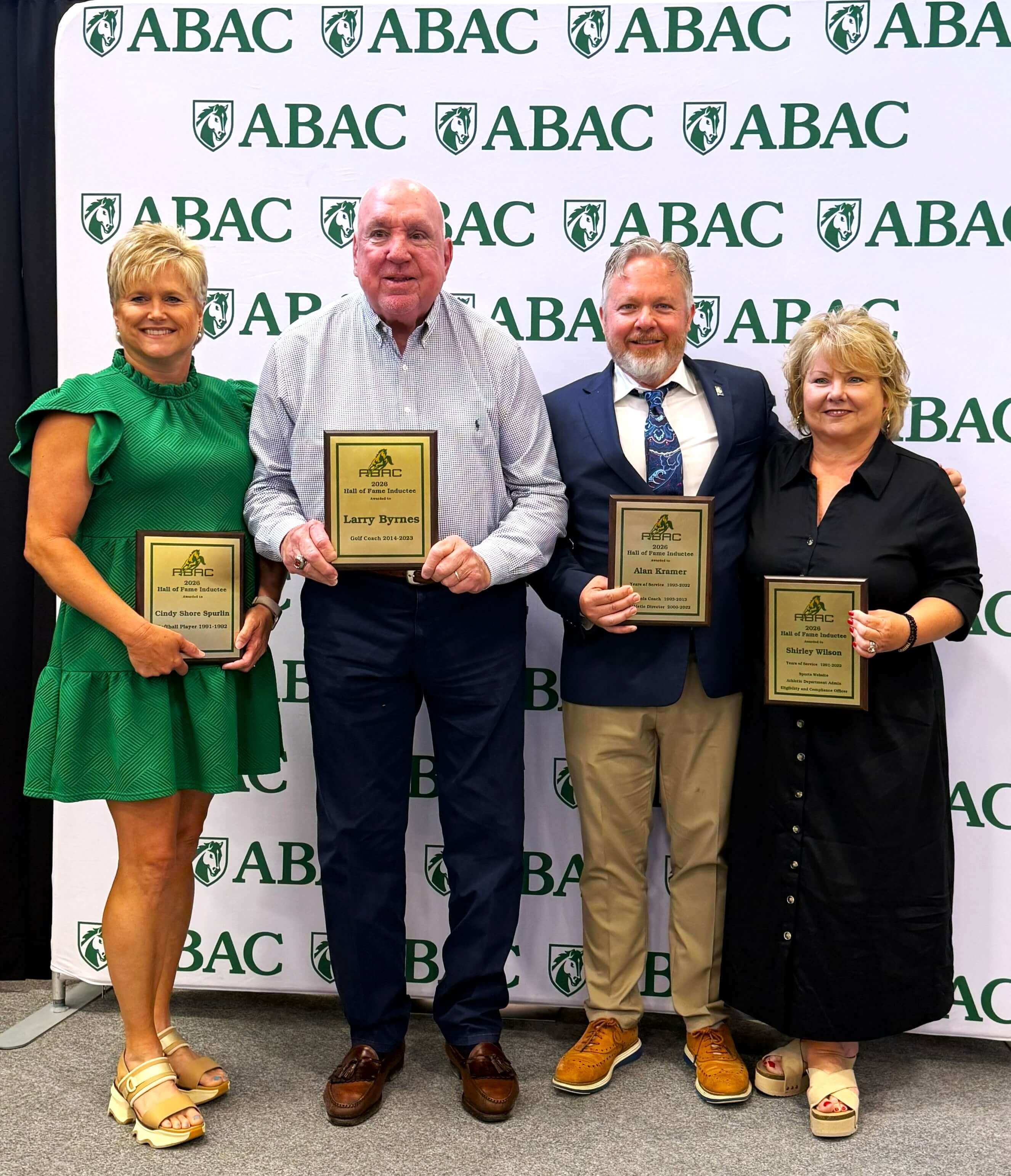 four people with hall of fame awards